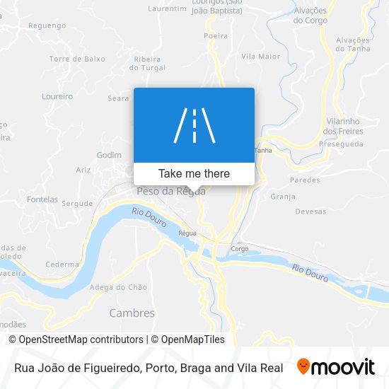 Rua João de Figueiredo mapa