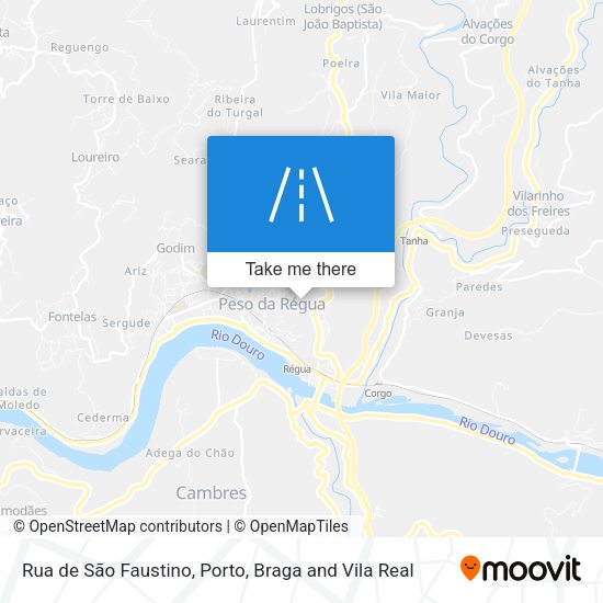 Rua de São Faustino map