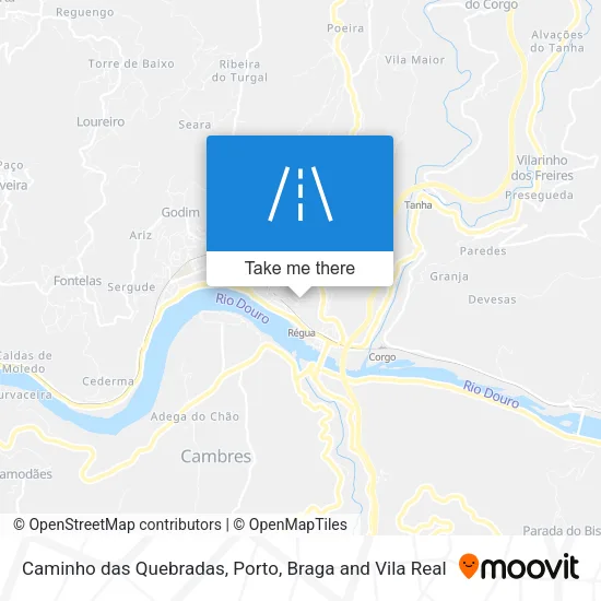 Caminho das Quebradas map