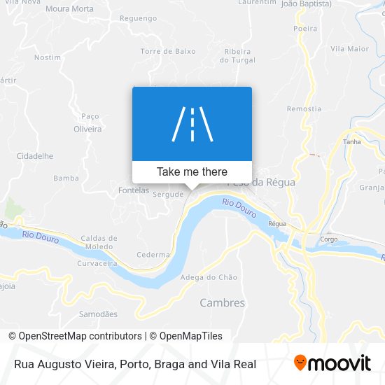Rua Augusto Vieira mapa