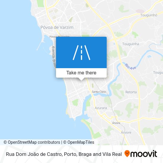 Rua Dom João de Castro map