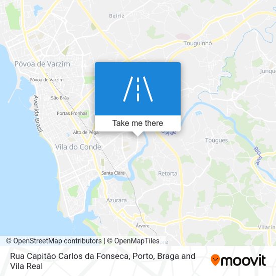 Rua Capitão Carlos da Fonseca mapa
