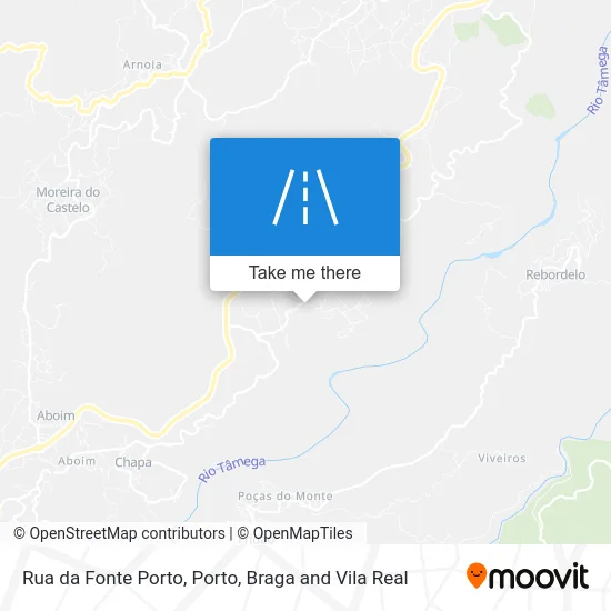 Rua da Fonte Porto map