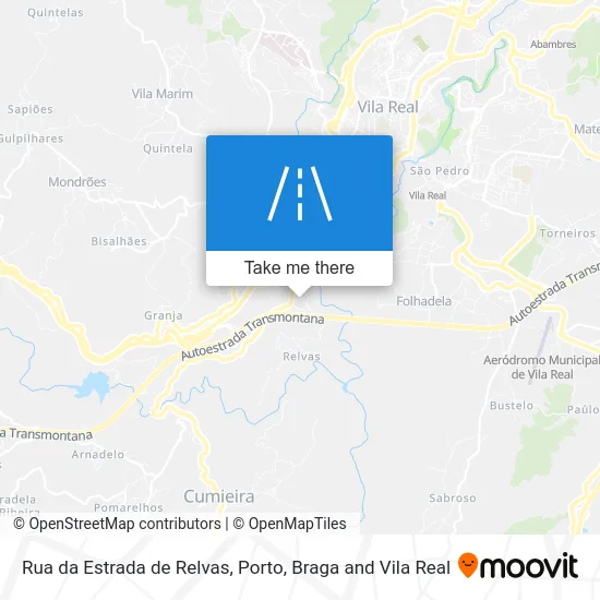 Rua da Estrada de Relvas map