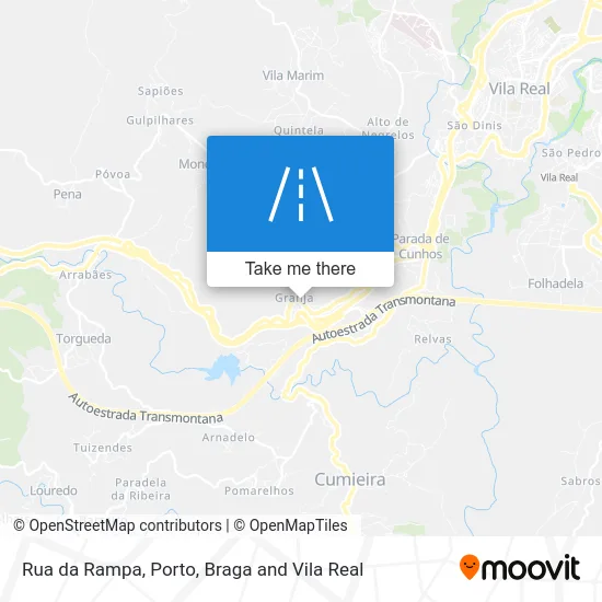 Rua da Rampa map