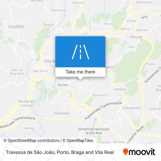 Travessa de São João map