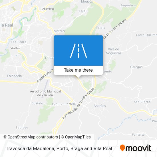 Travessa da Madalena mapa