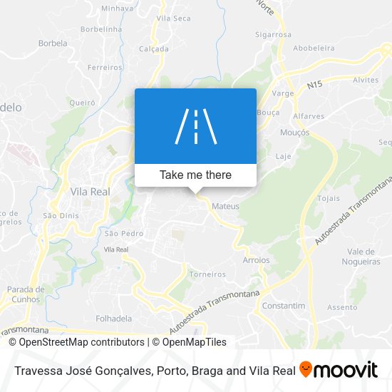 Travessa José Gonçalves map