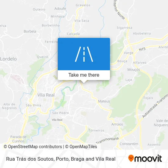 Rua Trás dos Soutos map