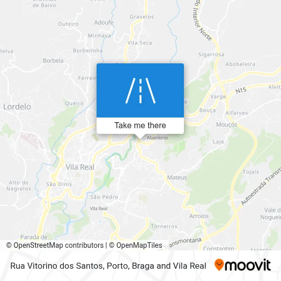 Rua Vitorino dos Santos map