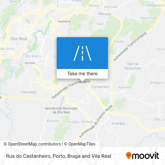 Rua do Castanheiro map