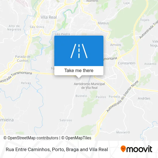Rua Entre Caminhos map