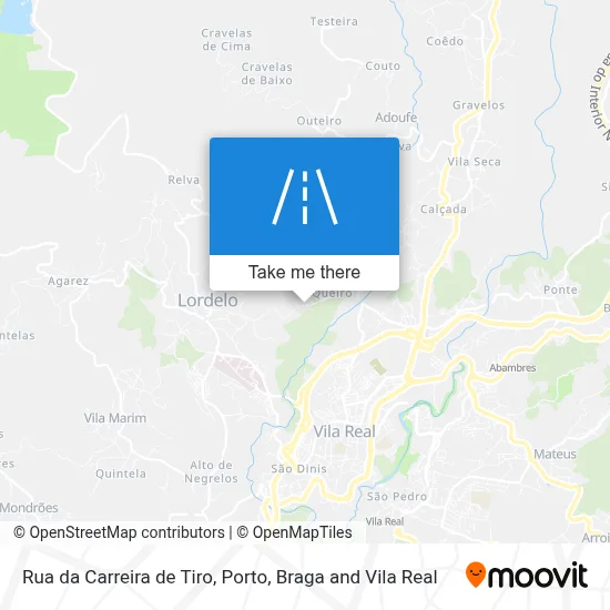 Rua da Carreira de Tiro map