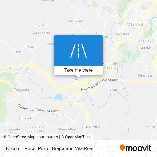 Beco do Poço mapa