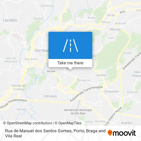 Rua de Manuel dos Santos Gomes map