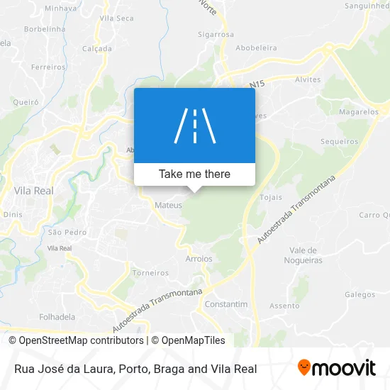 Rua José da Laura map