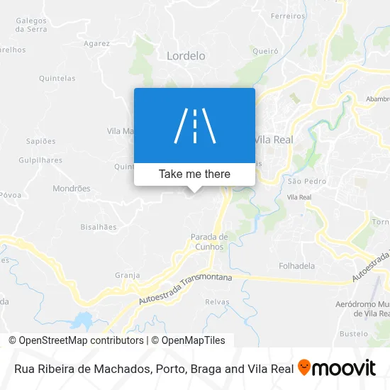 Rua Ribeira de Machados map