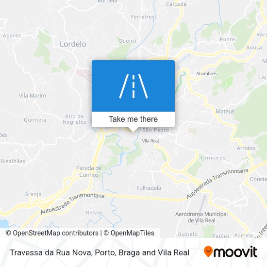 Travessa da Rua Nova map