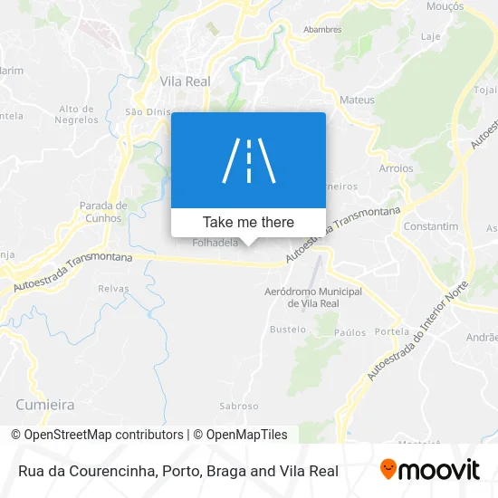 Rua da Courencinha map