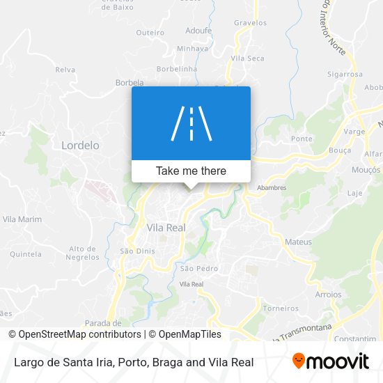Largo de Santa Iria map