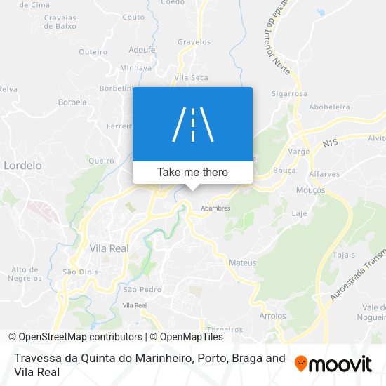 Travessa da Quinta do Marinheiro map