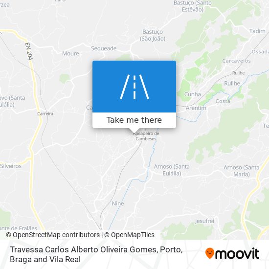 Travessa Carlos Alberto Oliveira Gomes map