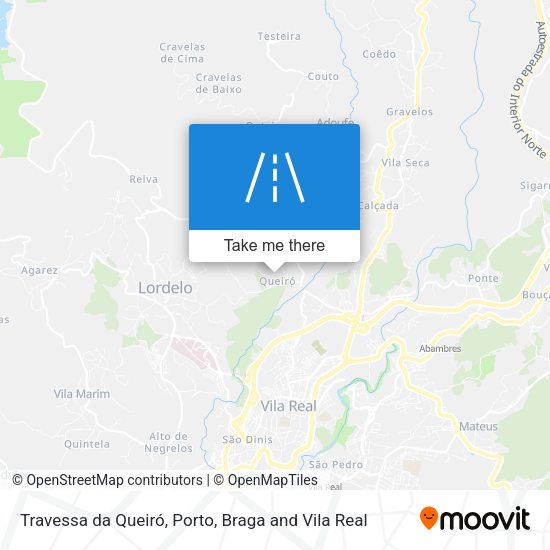 Travessa da Queiró mapa