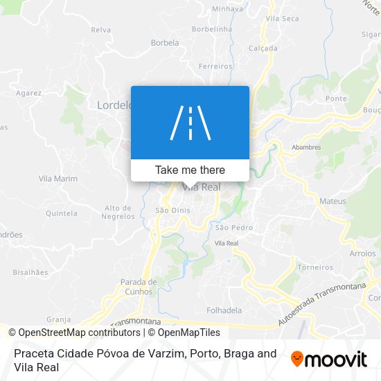 Praceta Cidade Póvoa de Varzim map
