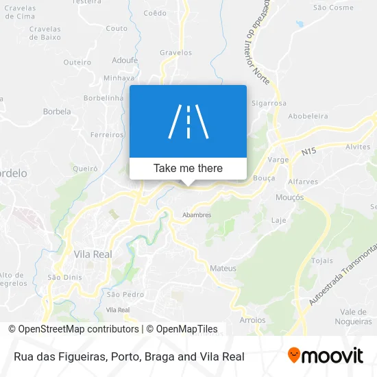 Rua das Figueiras map