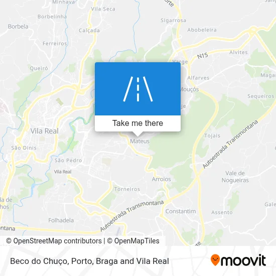 Beco do Chuço map