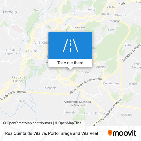 Rua Quinta de Vilalva mapa