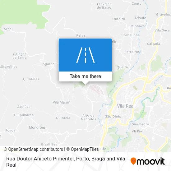 Rua Doutor Aniceto Pimentel map
