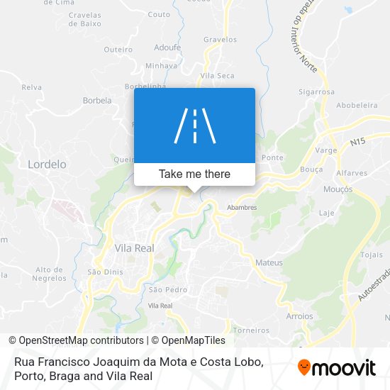 Rua Francisco Joaquim da Mota e Costa Lobo map