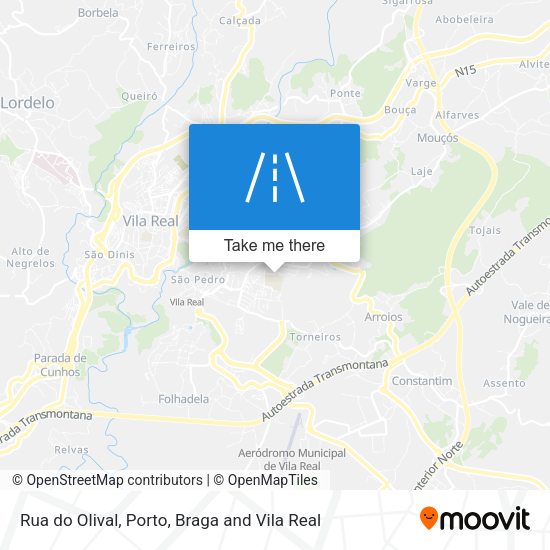 Rua do Olival map