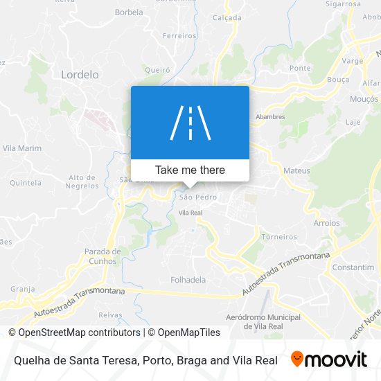 Quelha de Santa Teresa map