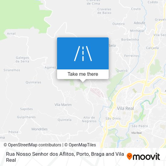 Rua Nosso Senhor dos Aflitos map