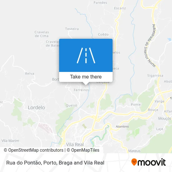 Rua do Pontão map