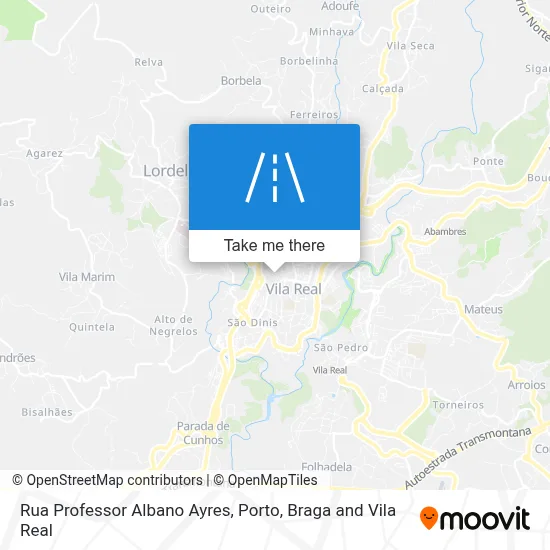 Rua Professor Albano Ayres map