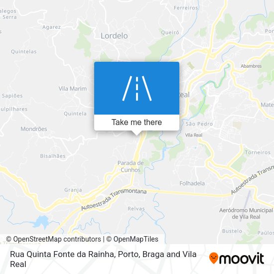 Rua Quinta Fonte da Rainha mapa