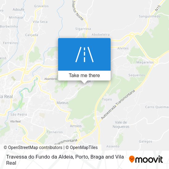 Travessa do Fundo da Aldeia map