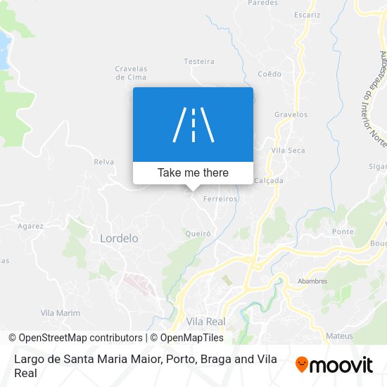 Largo de Santa Maria Maior mapa
