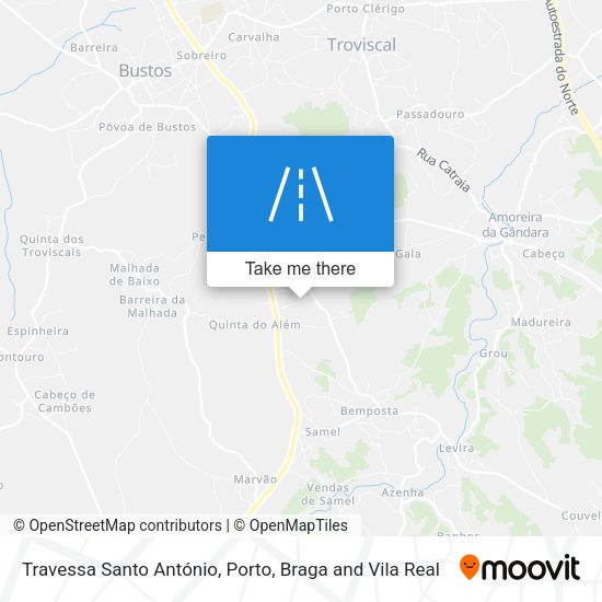 Travessa Santo António map
