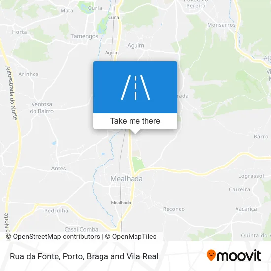 Rua da Fonte map
