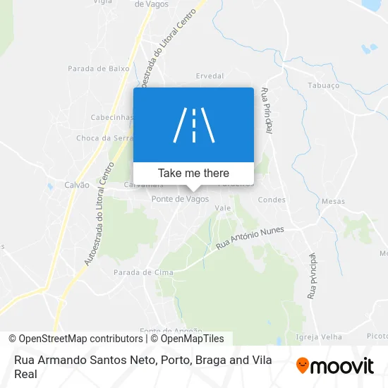 Rua Armando Santos Neto map