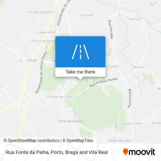 Rua Fonte da Palha map