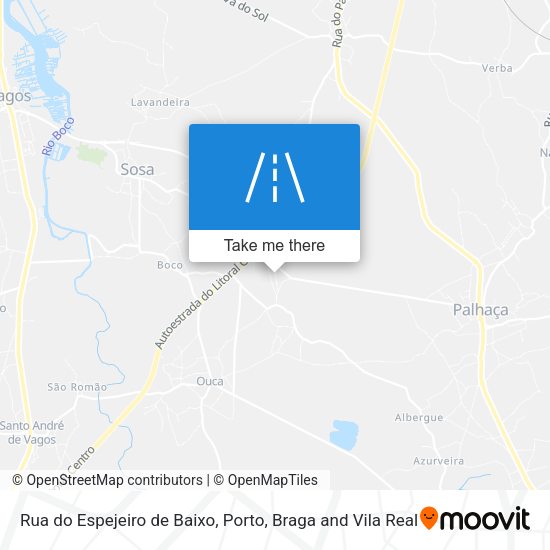Rua do Espejeiro de Baixo map