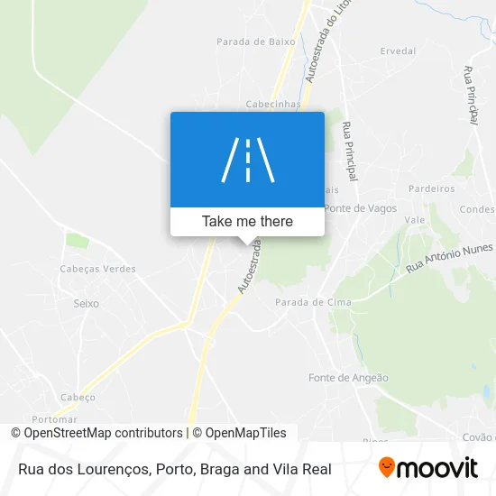 Rua dos Lourenços map