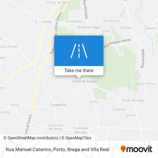 Rua Manuel Catarino mapa