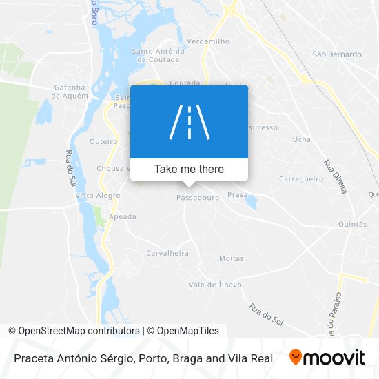 Praceta António Sérgio map