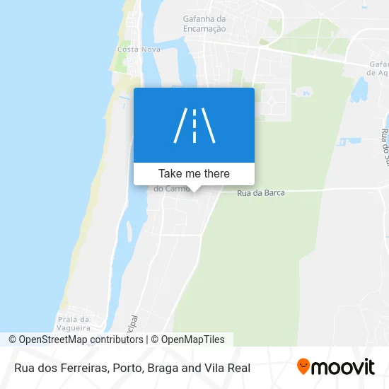 Rua dos Ferreiras map